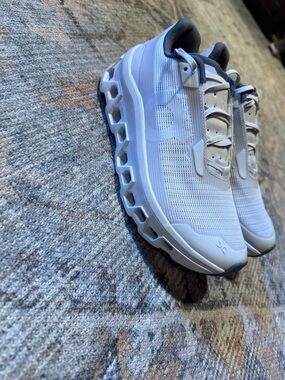 On Cloud White Lightweight Running Shoes